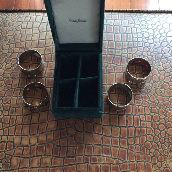 Napkin Holders Newman Marcus silver - Picture 3 of 7